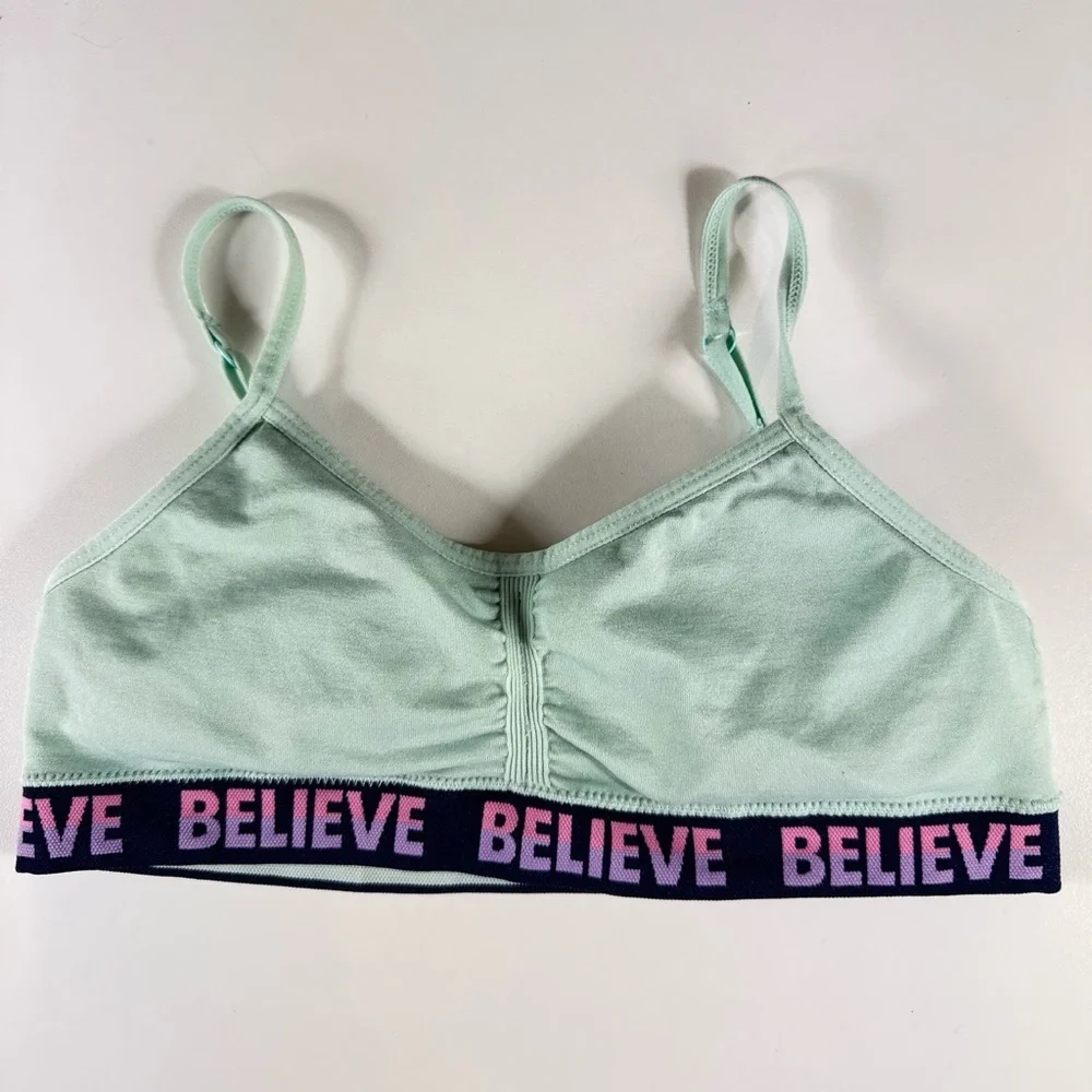 Set of 2 Small Bralettes w/ Adjustable Straps